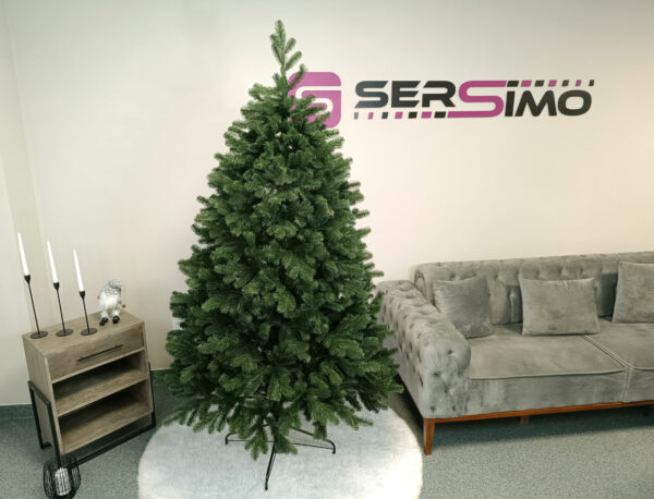Műfenyő Christmas Deluxe by Sersimo, Kovalivska zöld, 3D, 210 cm - Image 17