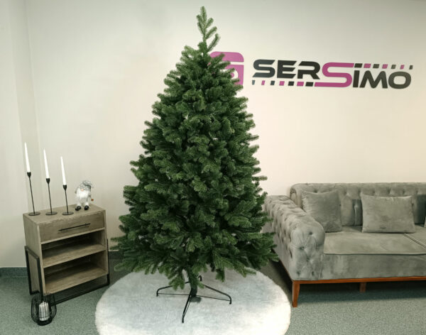 Műfenyő Christmas Deluxe by Sersimo, Kovalivska zöld, 3D, 210 cm - Image 20