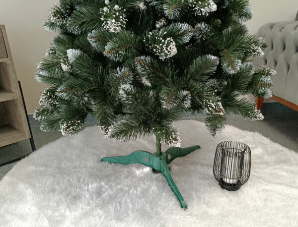 RESIGILAT: Brad artificial Christmas Deluxe by Sersimo, Crystal nins cu merisoare, 2D, 180cm - Image 18