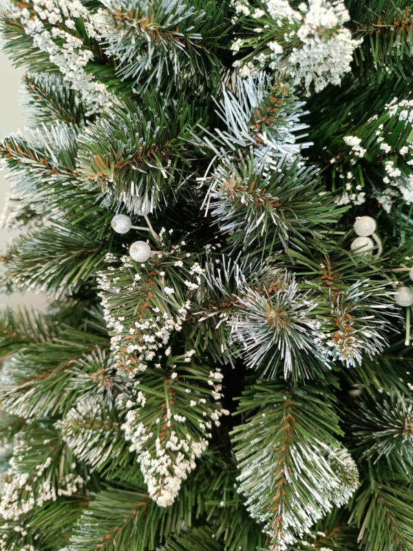 Műfenyő Christmas Deluxe by Sersimo, Crystal havas áfonyás, 2D, 200 cm - Image 4