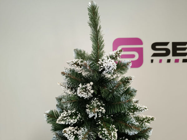 Műfenyő Christmas Deluxe by Sersimo, Crystal havas áfonyás, 2D, 200 cm - Image 9