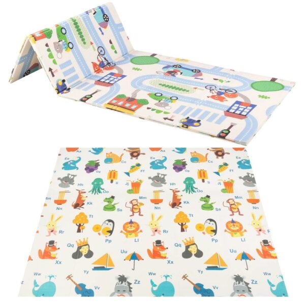 Covor pentru copii, din spuma moale XPE, non-alergic, 179×197 cm, multicolor - Image 17