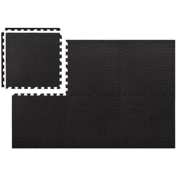 Edzőszőnyeg védőszőnyeg készlet, puzzle típusú, 6 db 60x60cm, 12mm