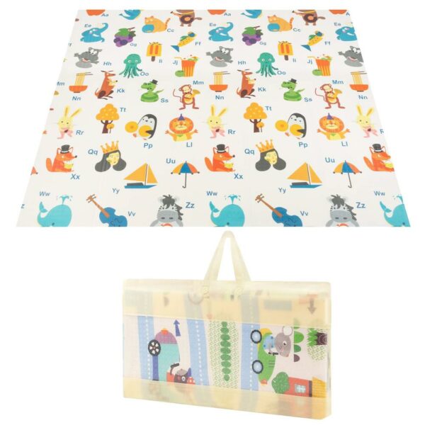 Covor pentru copii, din spuma moale XPE, non-alergic, 179×197 cm, multicolor - Image 18