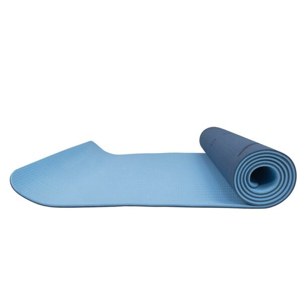 Saltea pentru antrenament, yoga, fitness, aerobic, pilates, exercitii la sol, 183x61cm, albastru - Image 20