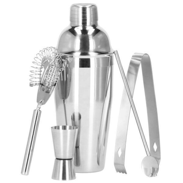 Cocktail Shaker készlet pultosoknak 750 ml, KI21, 5 darab - Image 2