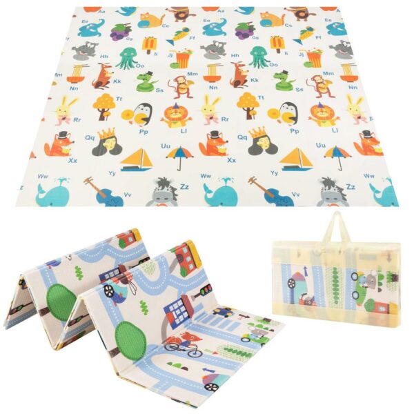 Covor pentru copii, din spuma moale XPE, non-alergic, 179×197 cm, multicolor - Image 20