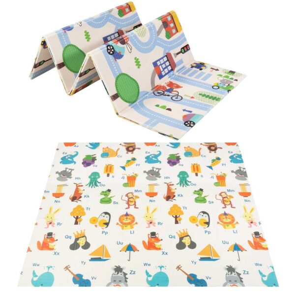 Covor pentru copii, din spuma moale XPE, non-alergic, 179×197 cm, multicolor - Image 21