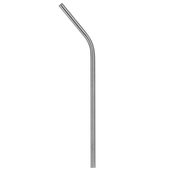 8 db ezüst fém szívószál készlet, újrafelhasználható, tároló tokkal és tisztítókefével, 215x6 mm - Image 24