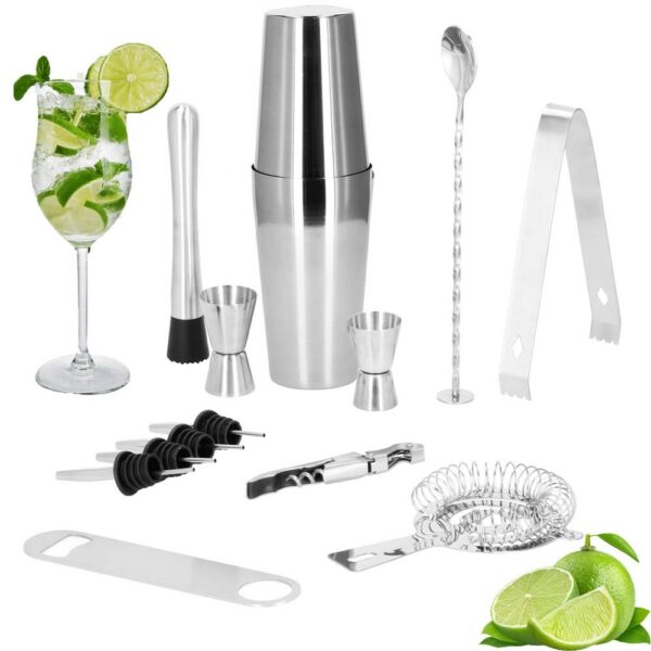 Cocktail Shaker készlet pultosoknak 750 ml, KI16, 14 darab - Image 27