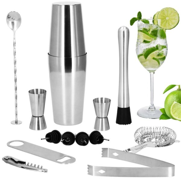 Cocktail Shaker készlet pultosoknak 750 ml, KI16, 14 darab - Image 28
