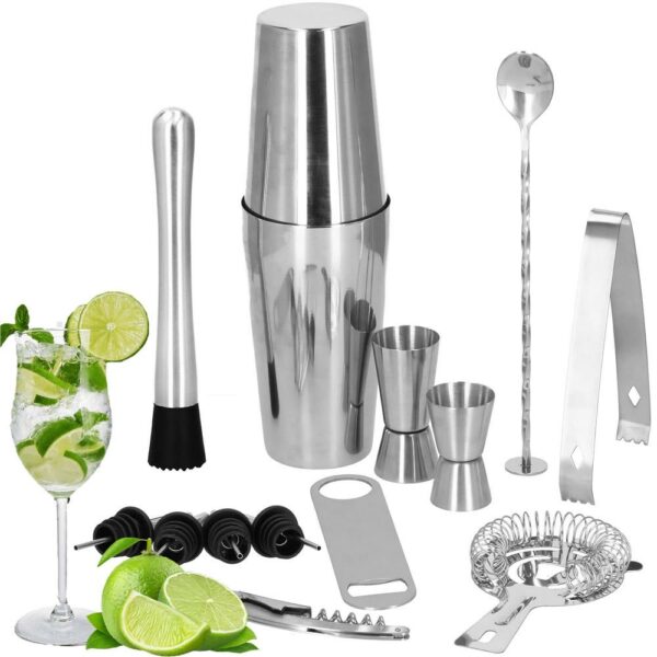 Cocktail Shaker készlet pultosoknak 750 ml, KI16, 14 darab - Image 29
