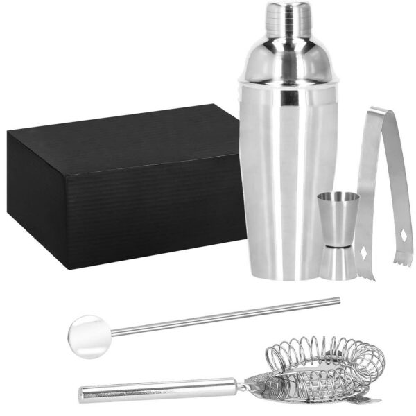 Cocktail Shaker készlet pultosoknak 750 ml, KI21, 5 darab - Image 3