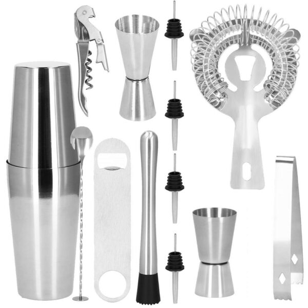 Cocktail Shaker készlet pultosoknak 750 ml, KI16, 14 darab - Image 31
