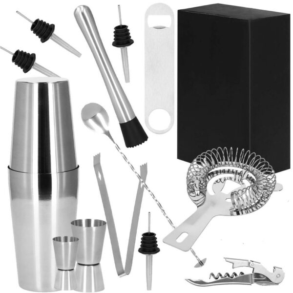 Cocktail Shaker készlet pultosoknak 750 ml, KI16, 14 darab - Image 32