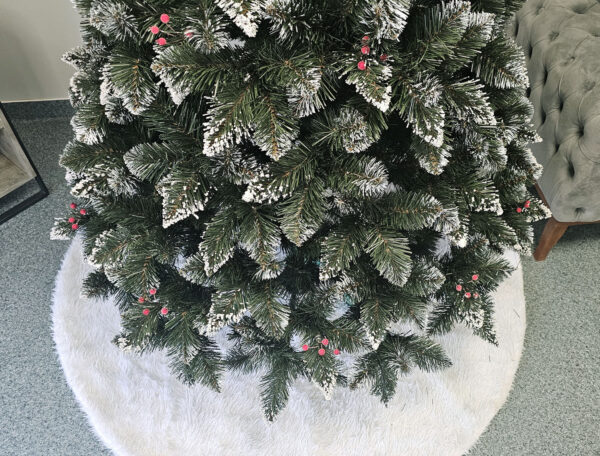 Műfenyő Christmas Deluxe by Sersimo, Crystal havas áfonyás, 2D, 220 cm - Image 9