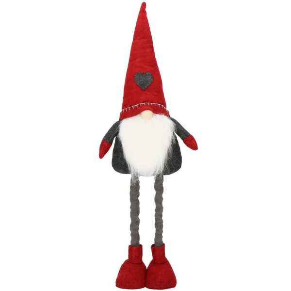 Figurina Craciun, Spiridus, picioare telescopice, inaltime extensibila 51-70cm - Image 6