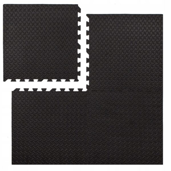 Edzőszőnyeg védőszőnyeg készlet, puzzle típusú, 4 db 60x60cm, 12mm