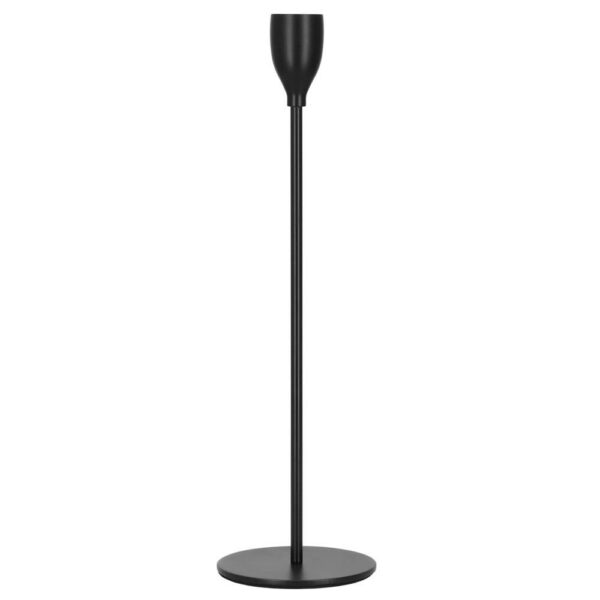 3 db fém gyertyatartó készlet, 23, 28 és 33 cm, fekete - Image 6