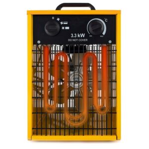 (DL) Hordozható légfűtő, 3300W, 2 fokozat, 26x26x40cm, fűthető felület 45m2