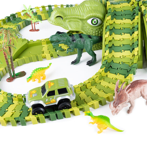 Dinosaur Park autópálya, 240 darabos, 360 cm-es konfigurálható pályával - Image 16