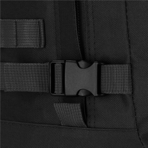 Rucsac militar pentru drumetie, impermeabil, compartimentat, 35L, negru - Image 7