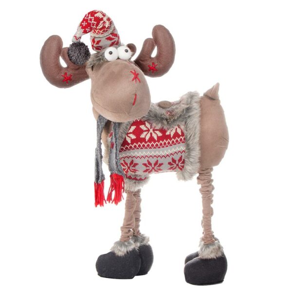 Karácsonyi figura, Rénszarvas, teleszkópos lábakkal, 72-100cm-ig kihúzható magassággal - Image 6