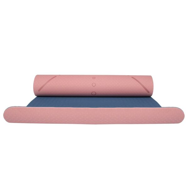 Saltea pentru antrenament, yoga, fitness, aerobic, pilates, exercitii la sol, 183x61cm, roz - Image 11