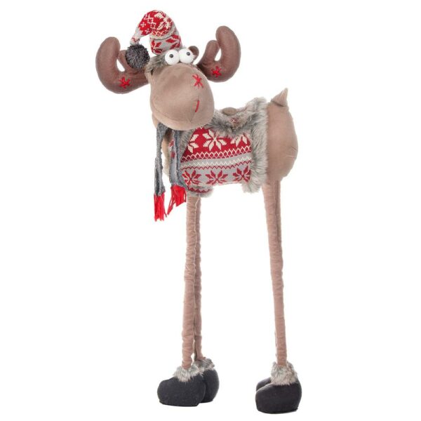 Karácsonyi figura, Rénszarvas, teleszkópos lábakkal, 72-100cm-ig kihúzható magassággal - Image 7