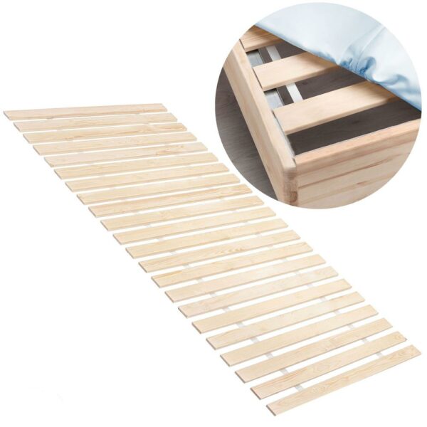 Somiera de pat cu sipci din lemn de pin si molid Premium, 23 benzi, 80x200cm - Image 8