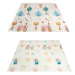 Gyermekszőnyeg, puha XPE habból, anti-allergén, 180×200 cm, bézs