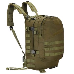 Katonai hátizsák túrázáshoz, vízálló, rekeszes, 35L, zöld