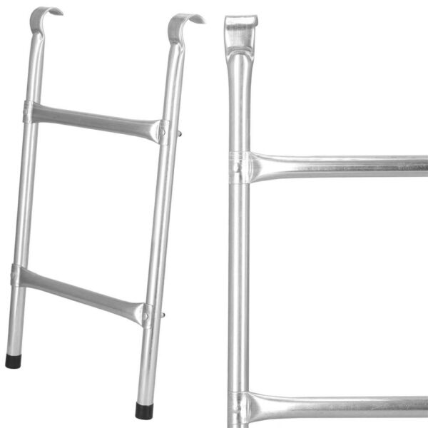 Scara universala din otel pentru trambuline, 2 trepte, 62cm - Image 8