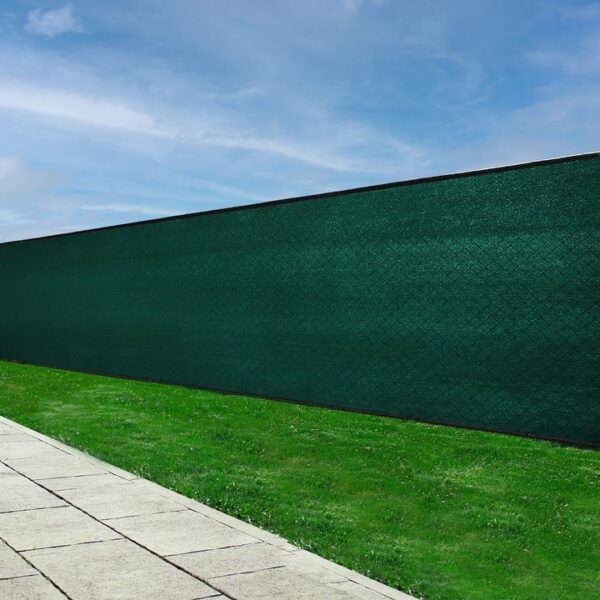 Plasa umbrire si intimitate pentru gard, 1.7m latime, 10m lungime, 185g densitate, verde - Image 7