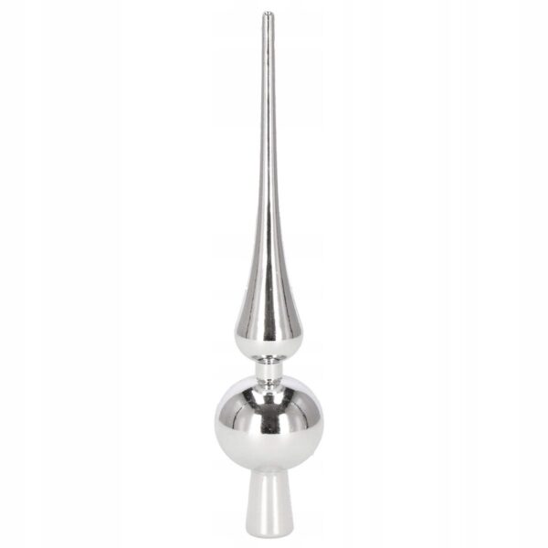 Set globuri si decoratiuni de Craciun, 102 piese, diverse dimensiuni, argintiu - Image 10