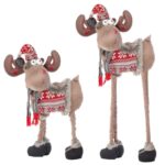 Karácsonyi figura, Rénszarvas, teleszkópos lábakkal, kihúzható magassággal 84-124cm