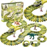 Circuit masinute Dinosaur Park, cu 120 de piese, pista configurabila
