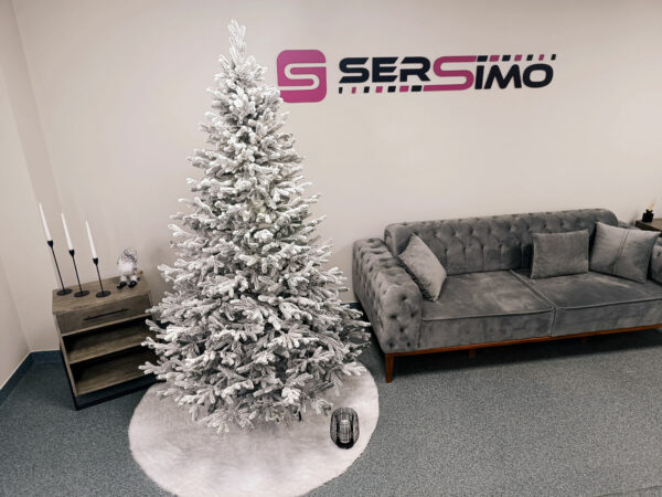 Műfenyő Christmas Deluxe by Sersimo, Viena havas, 3D, 210 cm - Image 15