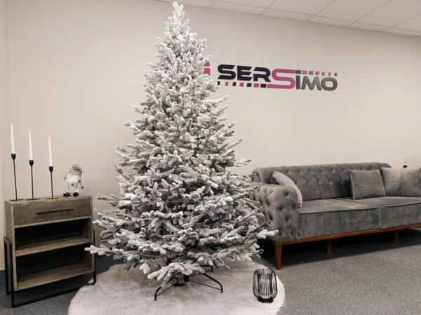 Műfenyő Christmas Deluxe by Sersimo, Viena havas, 3D, 210 cm - Image 12