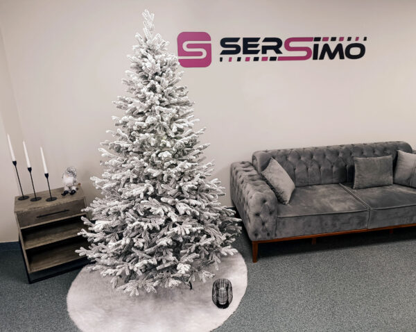 Műfenyő Christmas Deluxe by Sersimo, Viena havas, 3D, 210 cm - Image 19