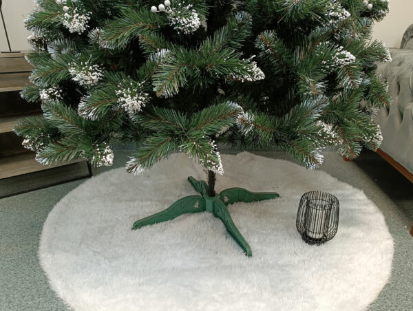 Műfenyő Christmas Deluxe by Sersimo, Crystal havas, fehér bogyókkal, 2D, 250 cm - Image 14
