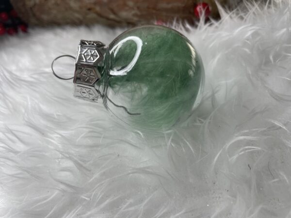 Set globuri de Craciun Inedit, 24 bucati, 5cm, transparente si verde - Image 18
