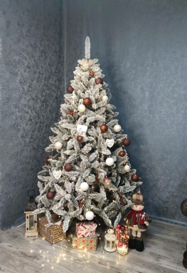 Mesterséges karácsonyfa Christmas Deluxe by Sersimo, Victoria havas, 2D, 180 cm - Image 3