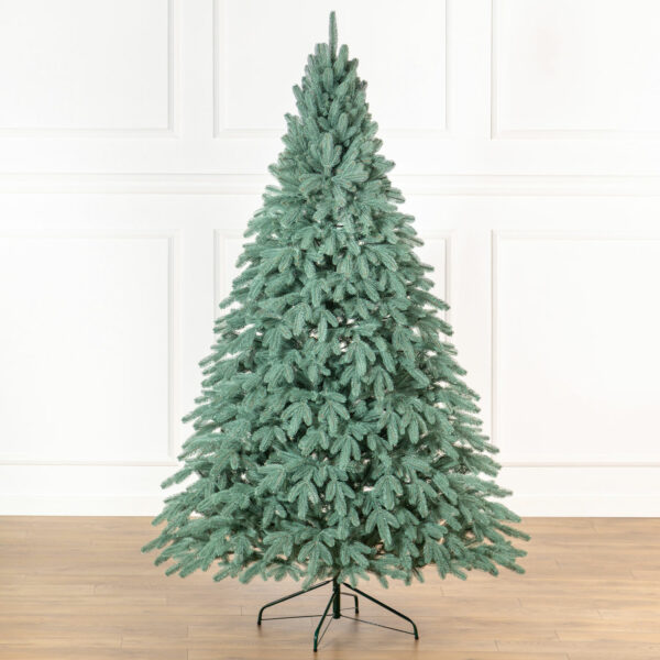 Műkarácsonyfa Christmas Deluxe by Sersimo, Laponia Select ezüst, teljesen 3D, 210 cm - Image 19