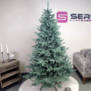 Műkarácsonyfa Christmas Deluxe by Sersimo, Vienna Select ezüst, teljesen 3D, 230 cm