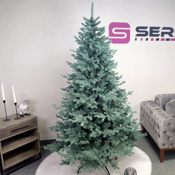 Műkarácsonyfa Christmas Deluxe by Sersimo, Vienna Select ezüst, teljesen 3D, 230 cm