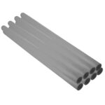 12 db védőszivacs készlet 6 rudas trambulinhoz, 100 cm, szürke