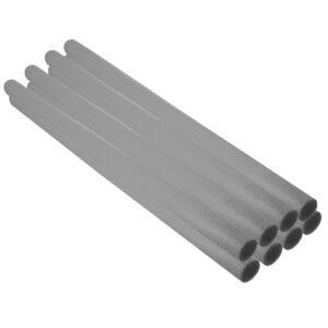 12 db védőszivacs készlet 6 rudas trambulinhoz, 100 cm, szürke