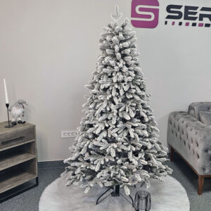 Műkarácsonyfa Christmas Deluxe by Sersimo, Global havas, 2D+3D mix, 180cm
