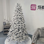 Műfenyő Christmas Deluxe by Sersimo, Global havas, 2D+3D mix, 210 cm